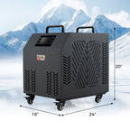 4/5 HP Ice Bath Water Chiller for Cold Plunge Tubs with Compressor-Black