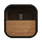 SaunaLife Model CL12GCP Cube-Series Outdoor Home Sauna with Huum Heater
