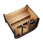 SaunaLife Model CL5G Cube-Series Outdoor Sauna | 4 Persons