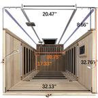 SR01 1 Person Red Cedar Far Infrared Sauna