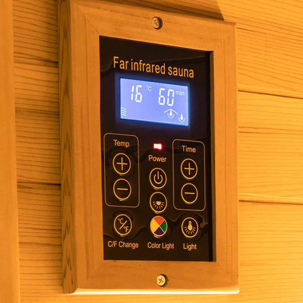 SR02 2 Person Red Cedar Far Infrared Sauna