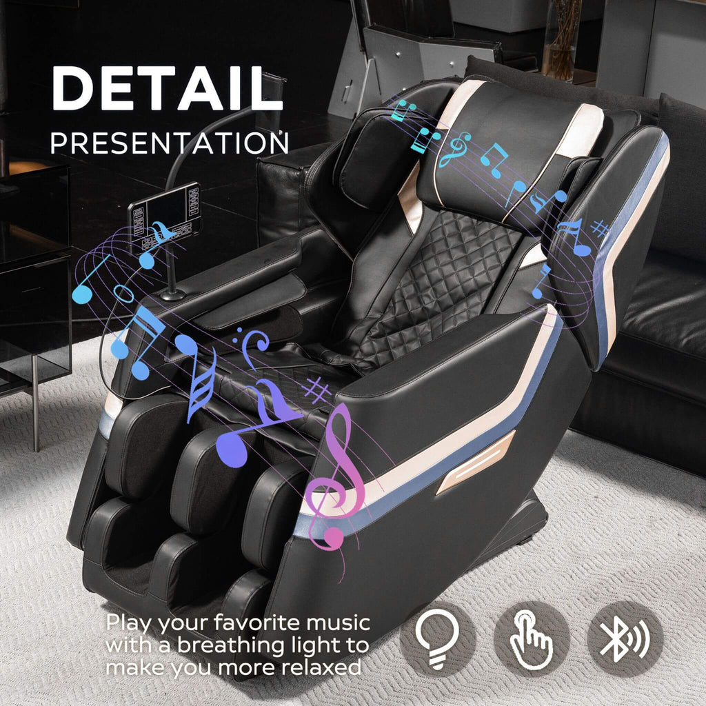 Bliss Full-Body Zero-Gravity Massage Chair Recliner With Six Massage Rollers (SAK91825)