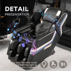Bliss Full-Body Zero-Gravity Massage Chair Recliner With Six Massage Rollers (SAK91825)