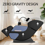 Imperium Full-Body Zero-Gravity Massage Recliner Chair With Ambient Lighting (SAK34591)