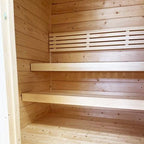 SaunaLife Model G2 Outdoor Home Sauna Kit | 4 Persons