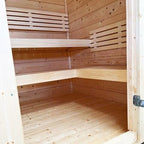 SaunaLife Model G2 Outdoor Home Sauna Kit | 4 Persons