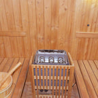 Thermora Ignite Large Premium American White Oak Outdoor Wooden Barrel Sauna With 4.5KW Sauna Heater (SAK45968)