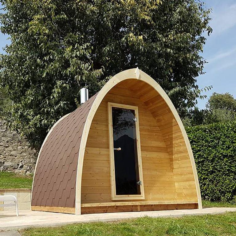 SaunaLife Model G3 Outdoor Home Sauna | 6 Persons