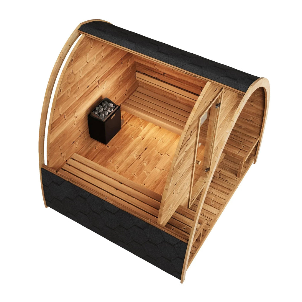 SaunaLife Model G3 Outdoor Home Sauna | 6 Persons