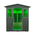 Thermora Eterna 4-Person Full-Spectrum Low EMF Carbonized Composite Infrared Sauna Room With Bluetooth Speakers (SAK70182)